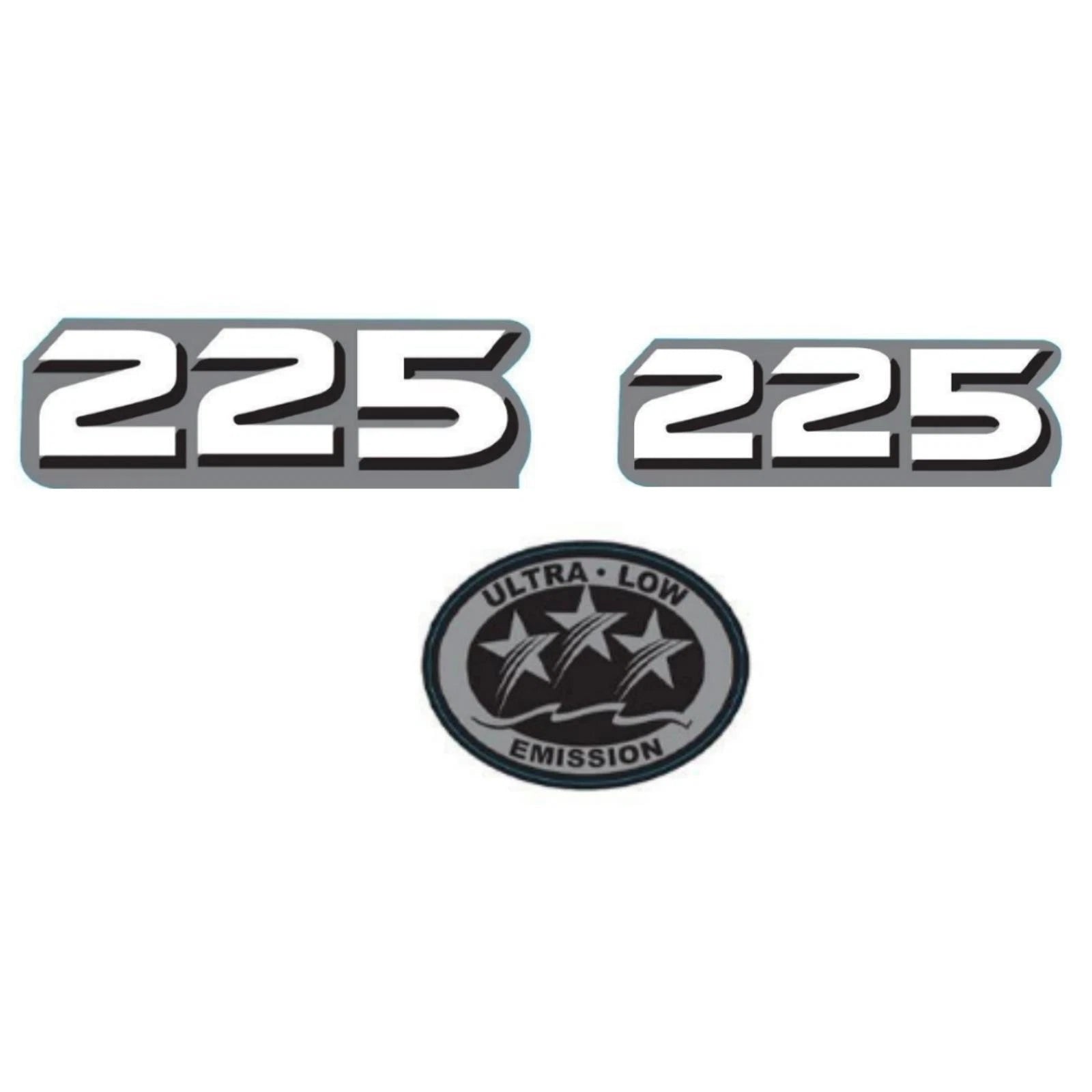225 HP Horsepower Decal Sticker for Yamaha Outboard Engine Cover