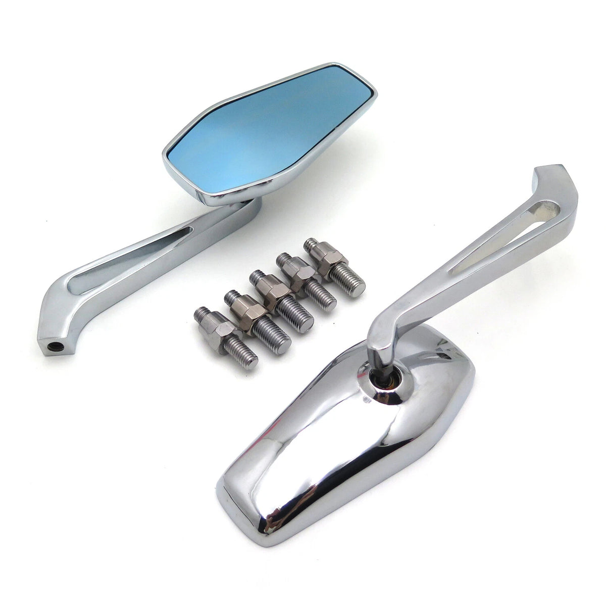 Mirror for Honda Suzuki Kawasaki Yamaha Harley (8mm 10mm Clockwise)