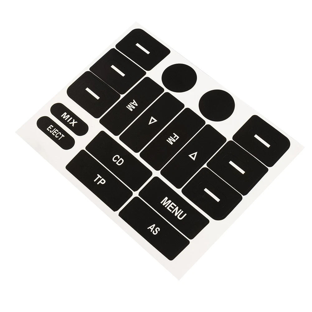 Radio Knobs Repair Stickers for Golf MK5 & Passat (2003–2009)