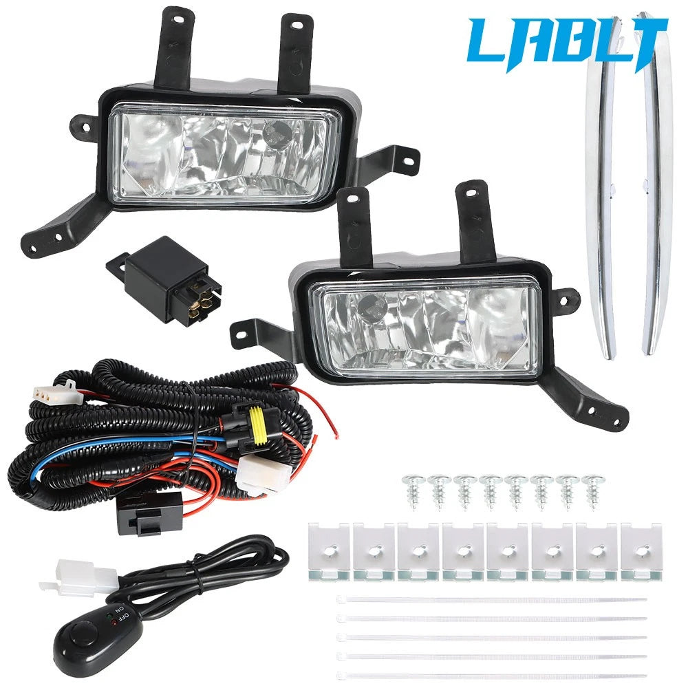 Fog Light Lamp Kit with Switch Harness for Chevy Suburban/Tahoe (2016–2019)