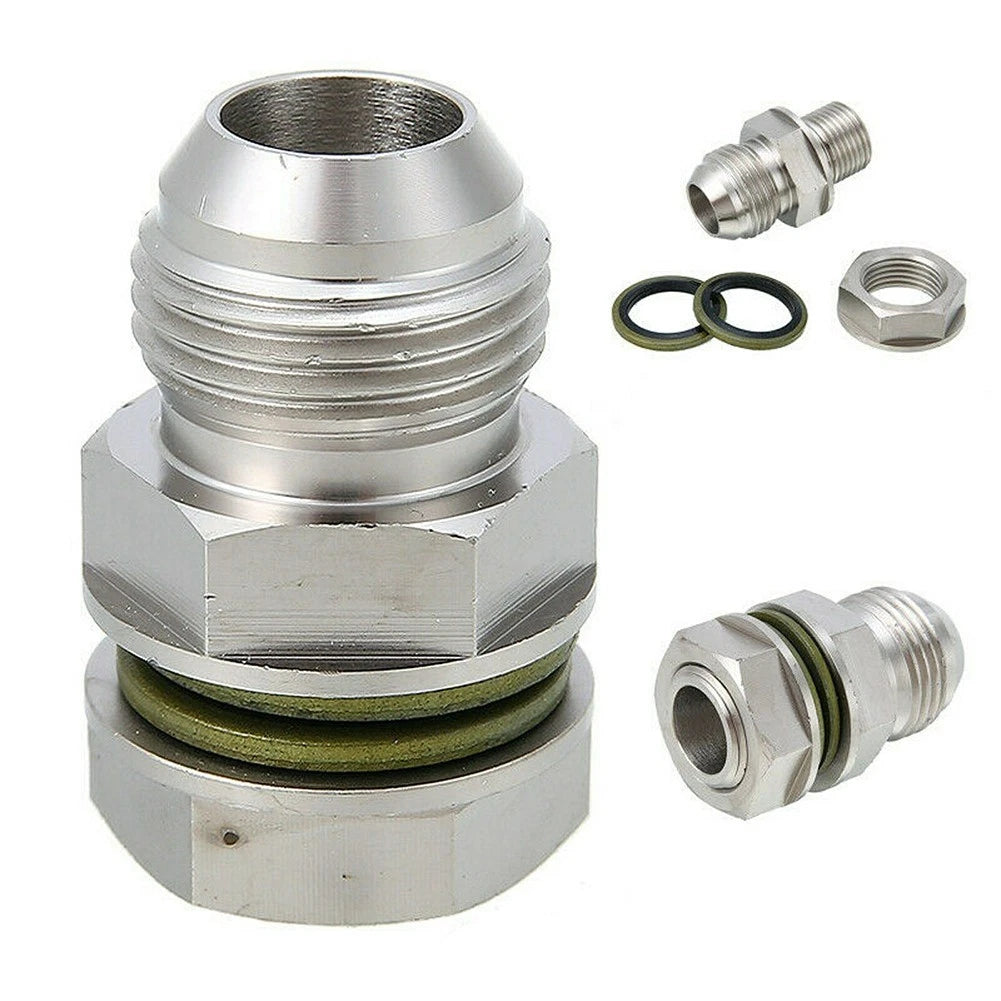 Oil Pan Turbo Return Drain Adapter Fitting 10AN for Universal Applications