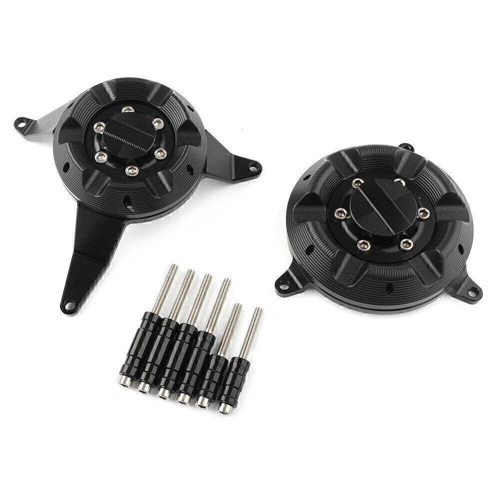Front Engine Stator Cover Protector for Kawasaki Z900 (2017–2023) Black