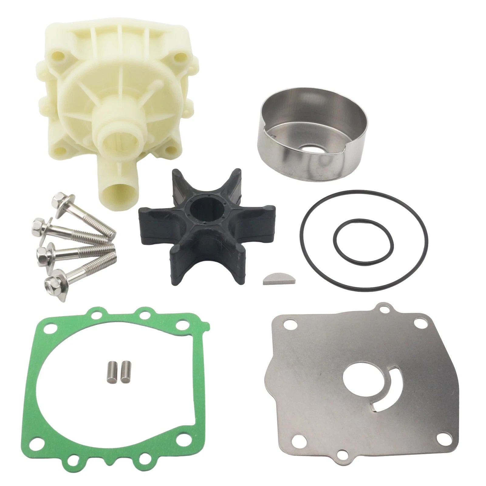 Water Pump Repair Service Kit for Yamaha Outboard (6E5-W0078-00, 6E5-W0078-1A)