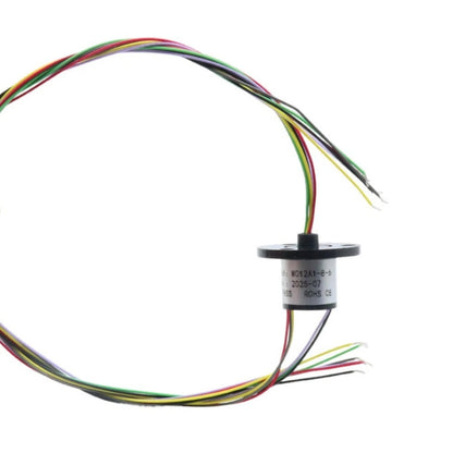 Miniature Slip Ring 2/4/6/8 Channel 2A 12.5mm Diameter for Rotating Tables