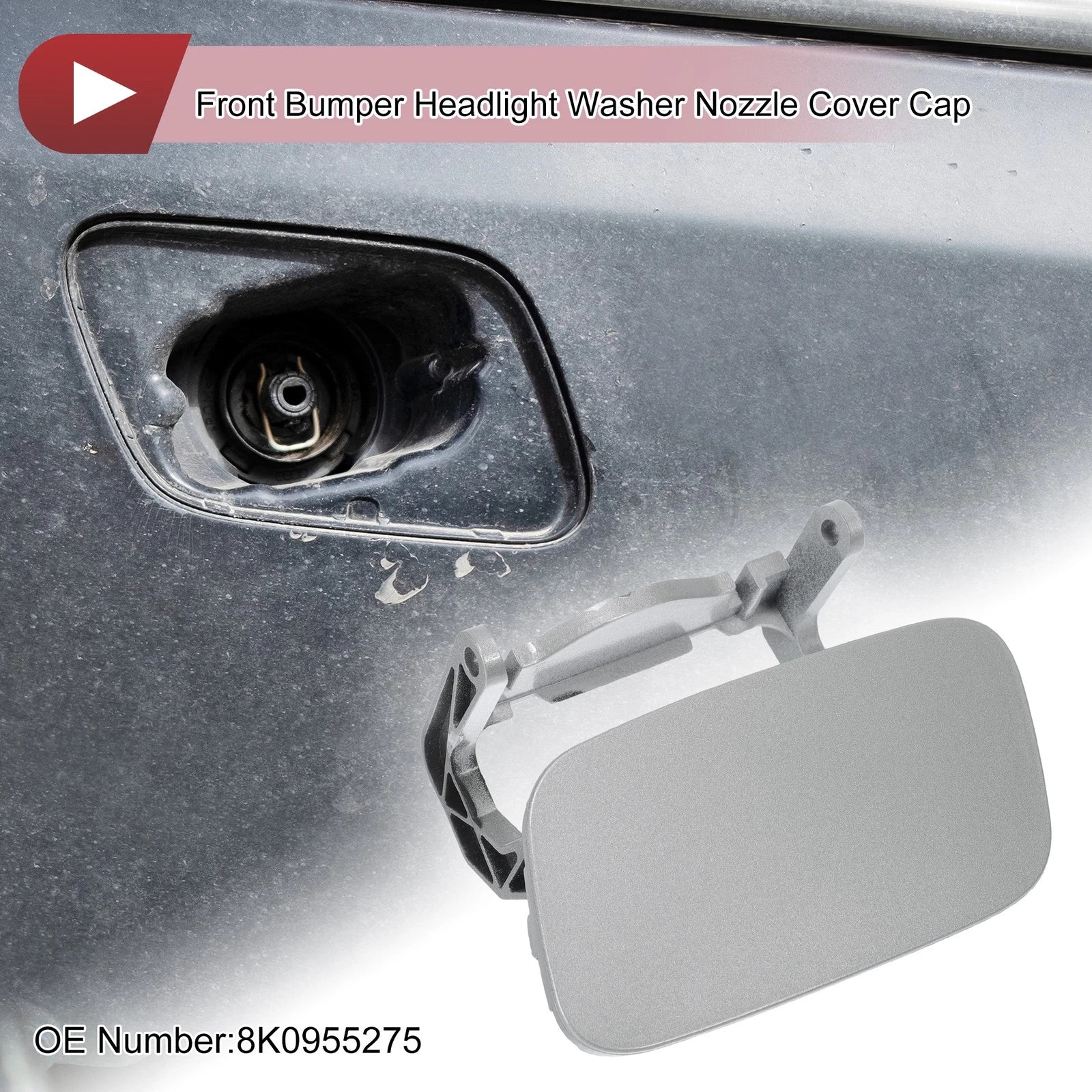 Washer Nozzle Cover Cap Front Left for Audi A4 (2013–2016)
