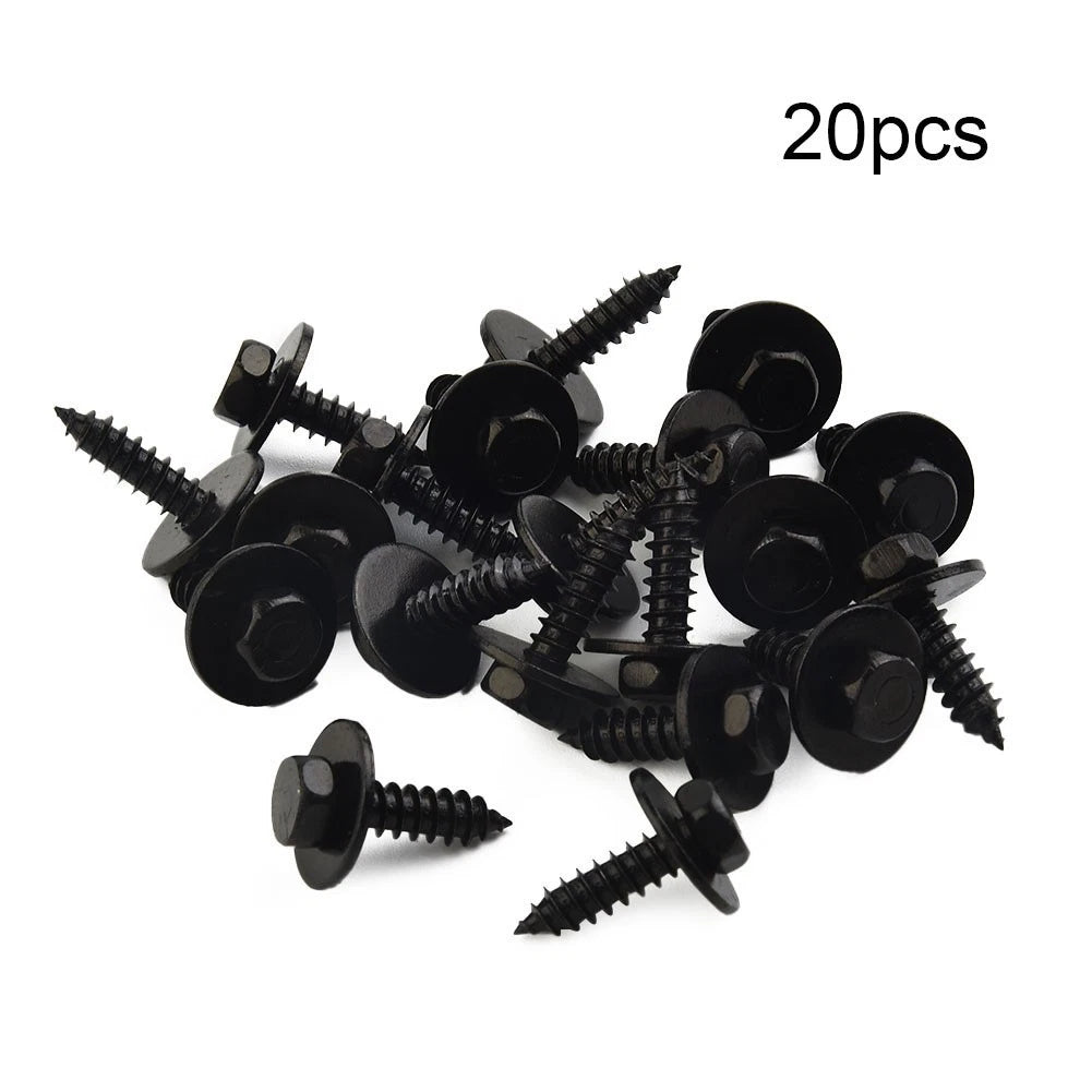 Self-Tapping Screws for Automotive Black Hex Washer Head (Universal)