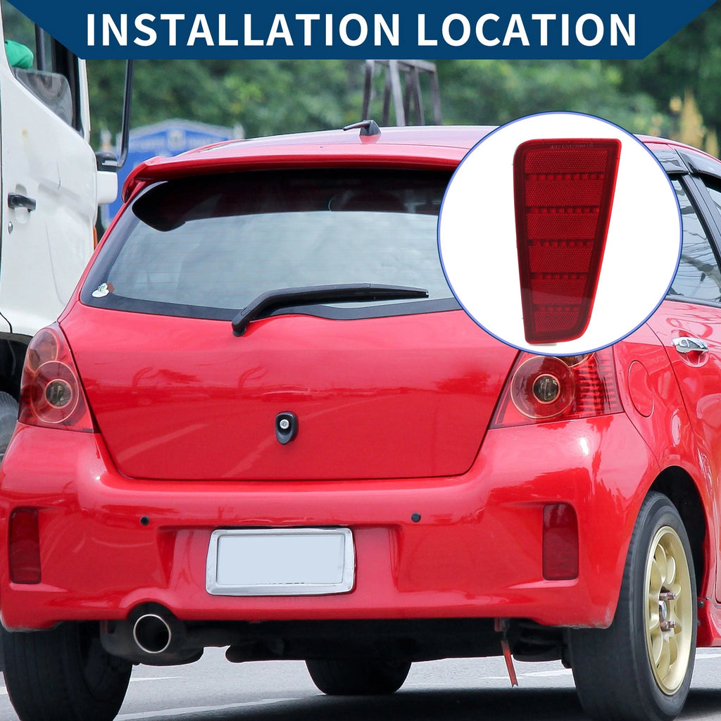 Rear Left Bumper Reflector Replacement for Toyota Yaris (2012–2014)