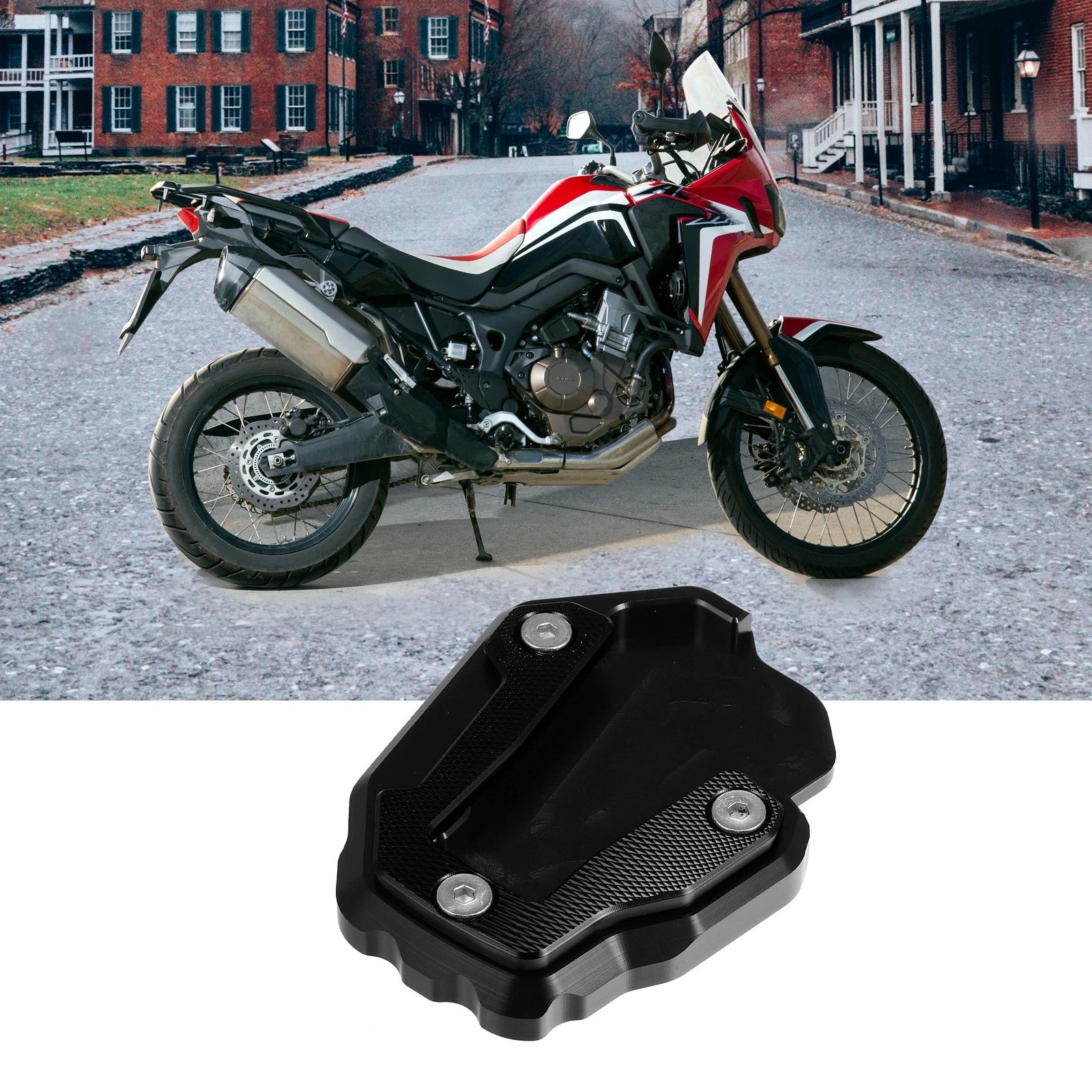 Side Stand Kickstand Plate Pad Base Replacement for Honda CRF1000L (2017–2020)