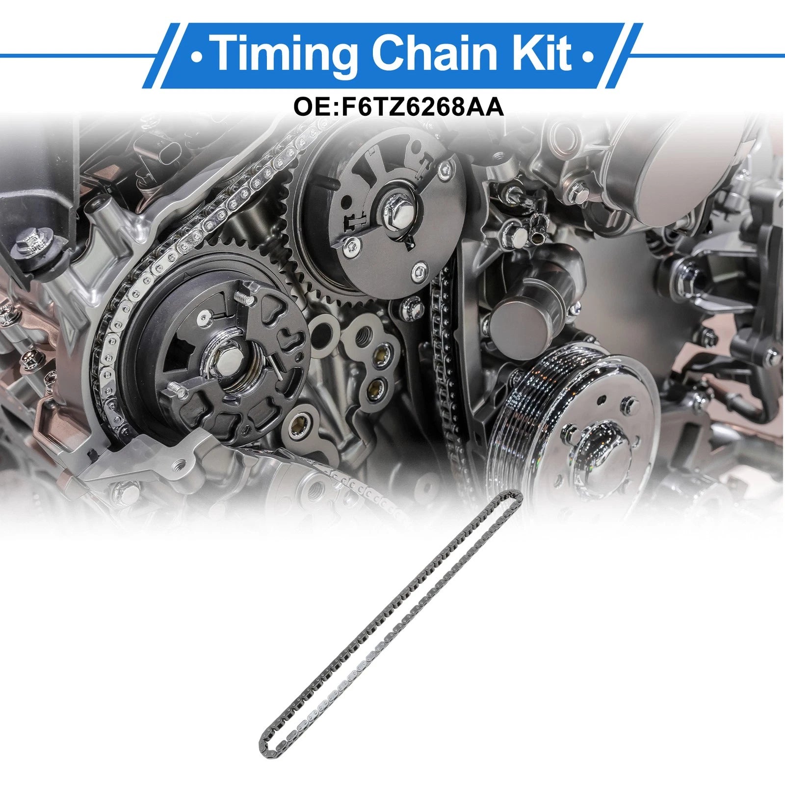 Timing Chain Kit No.F6TZ6268AA for Ford E-150 Econoline (1997–2002)