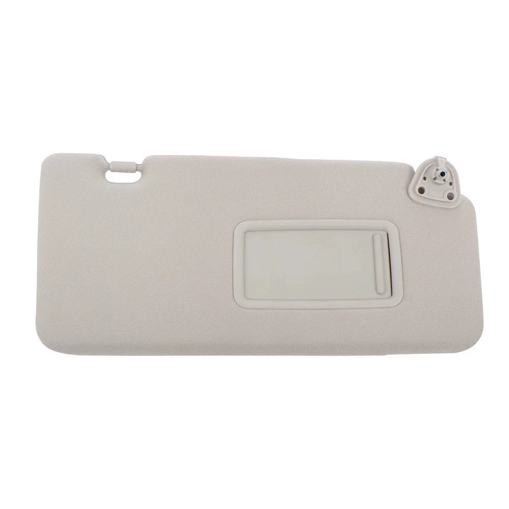 Right Hand Sun Visor for Nissan Versa (2007–2012) Gray w/ Mirror