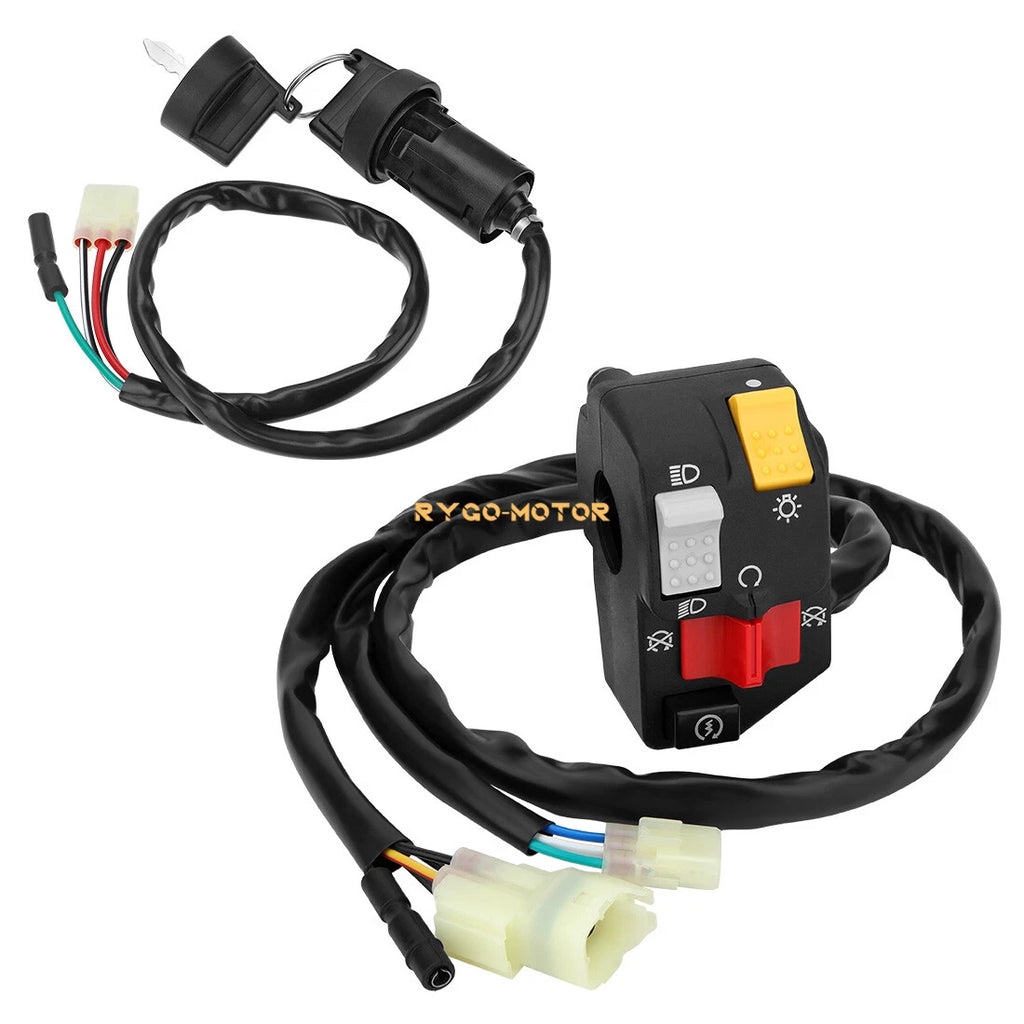 Handlebar & Key Switch for Honda TRX250EX Sportrax 250 (2006–2007)