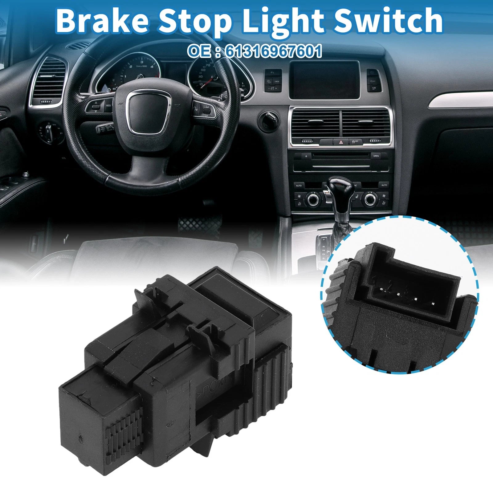 Brake Light Switch Stop Light Sensor Replacement for BMW 323Ci (1999–2006)