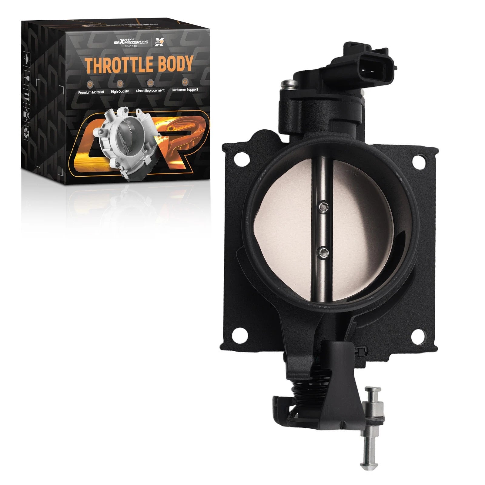 Fuel Injection Throttle Body w/ Sensor for Ford Focus 2.3L, 2.0L (2003–2007)