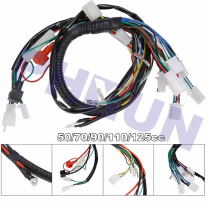 Wiring Harness for Chinese ATV UTV Quad 50cc-125cc