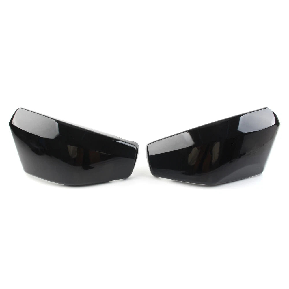 Set of 2 Battery Side Covers for Honda VTX1300 (2003–2009) Black ABS Plastic
