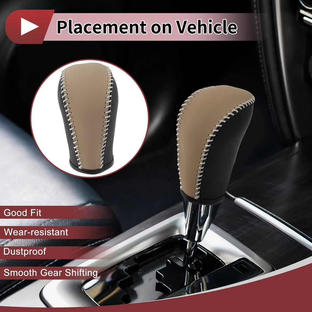 Gear Shift Knob Cover Replacement for Subaru Forester (2006–2012) Beige