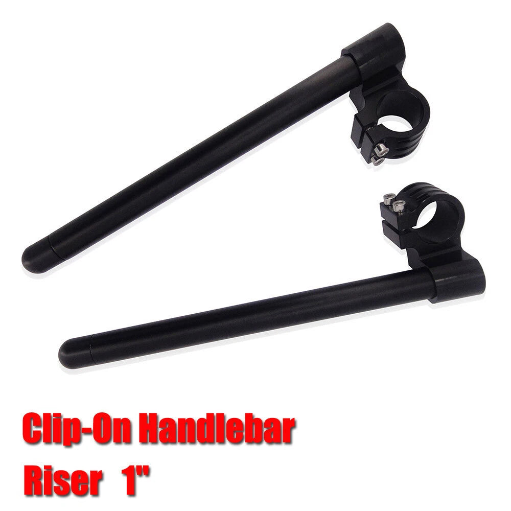 CNC Billet 1" Raised Clip-On Handlebars for Ducati 916/996/998 (1994–2002)