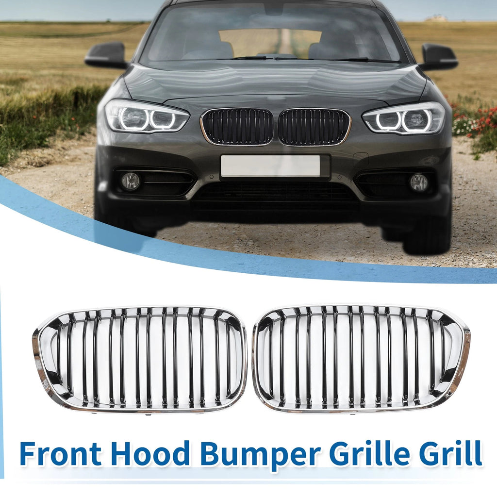 Front Upper Bumper Grille Grill Replacement for BMW 1 Series F20 (2011–2019)