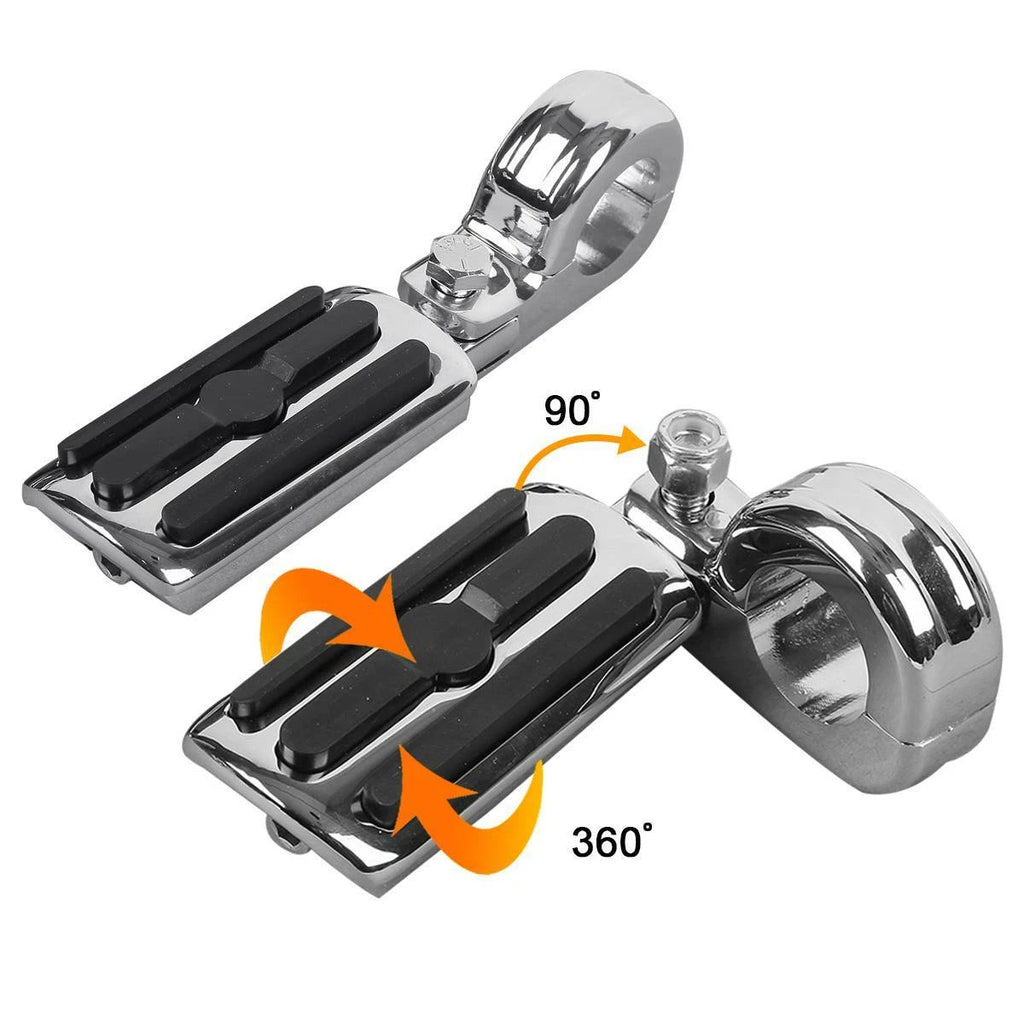 1.25" Engine Bars Highway Footpegs for Harley Electra Glide (2000–2023)