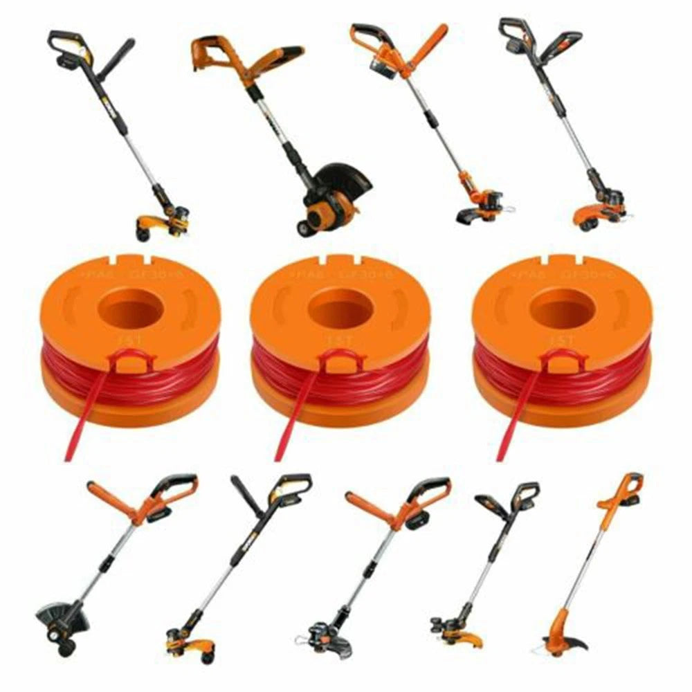 8-Pack Trimmer Spool Line for Worx WG154 WG163