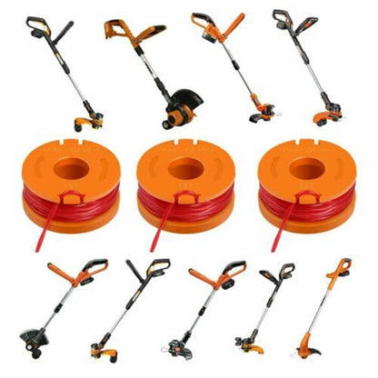 8-Pack Trimmer Spool Line for Worx WG154 WG163