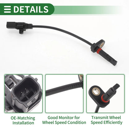 ABS Wheel Speed Sensor No. 57475T2AA01 for Honda Accord (2018–2023) Rear Left