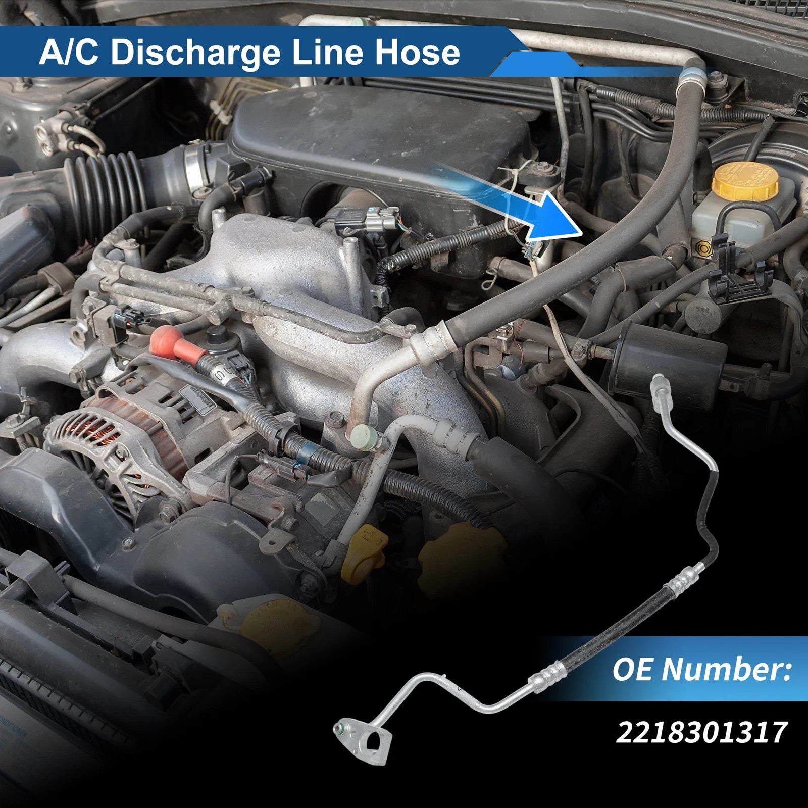 A/C Refrigerant Liquid Hose Replacement for Mercedes-Benz CL550 (2007–2014)