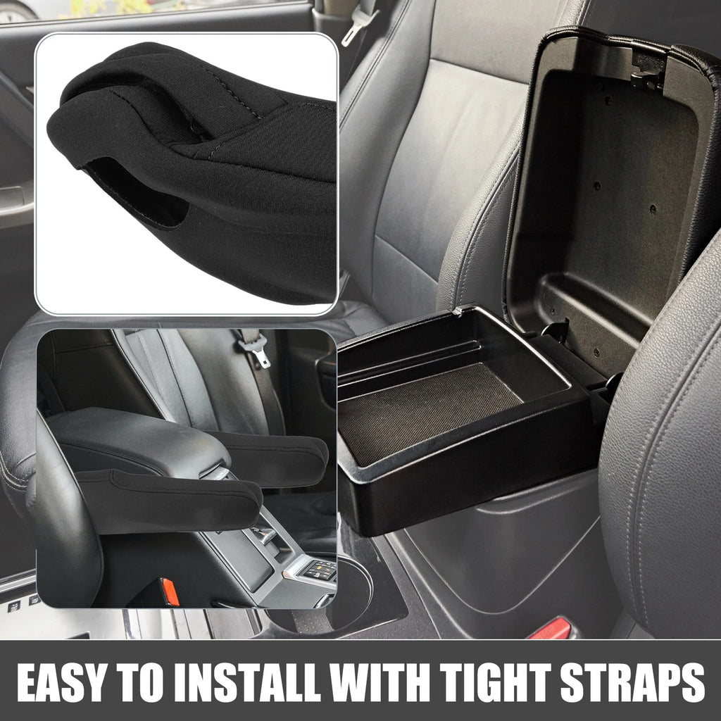 1 Pair Armrest Covers for Honda Odyssey (2012–2017) Black