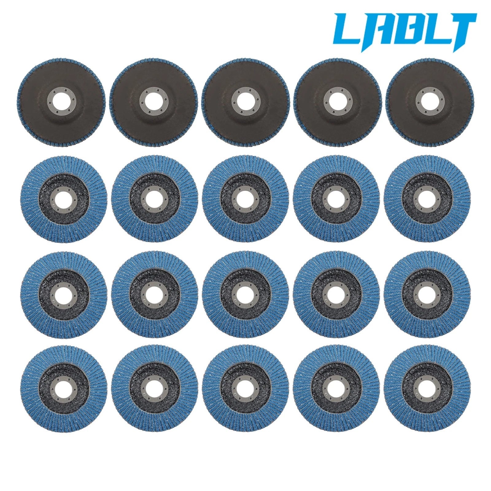 20PCS Ceramic Flap Disc 5"×7/8" 40 Grit T29 for Grinding Sanding