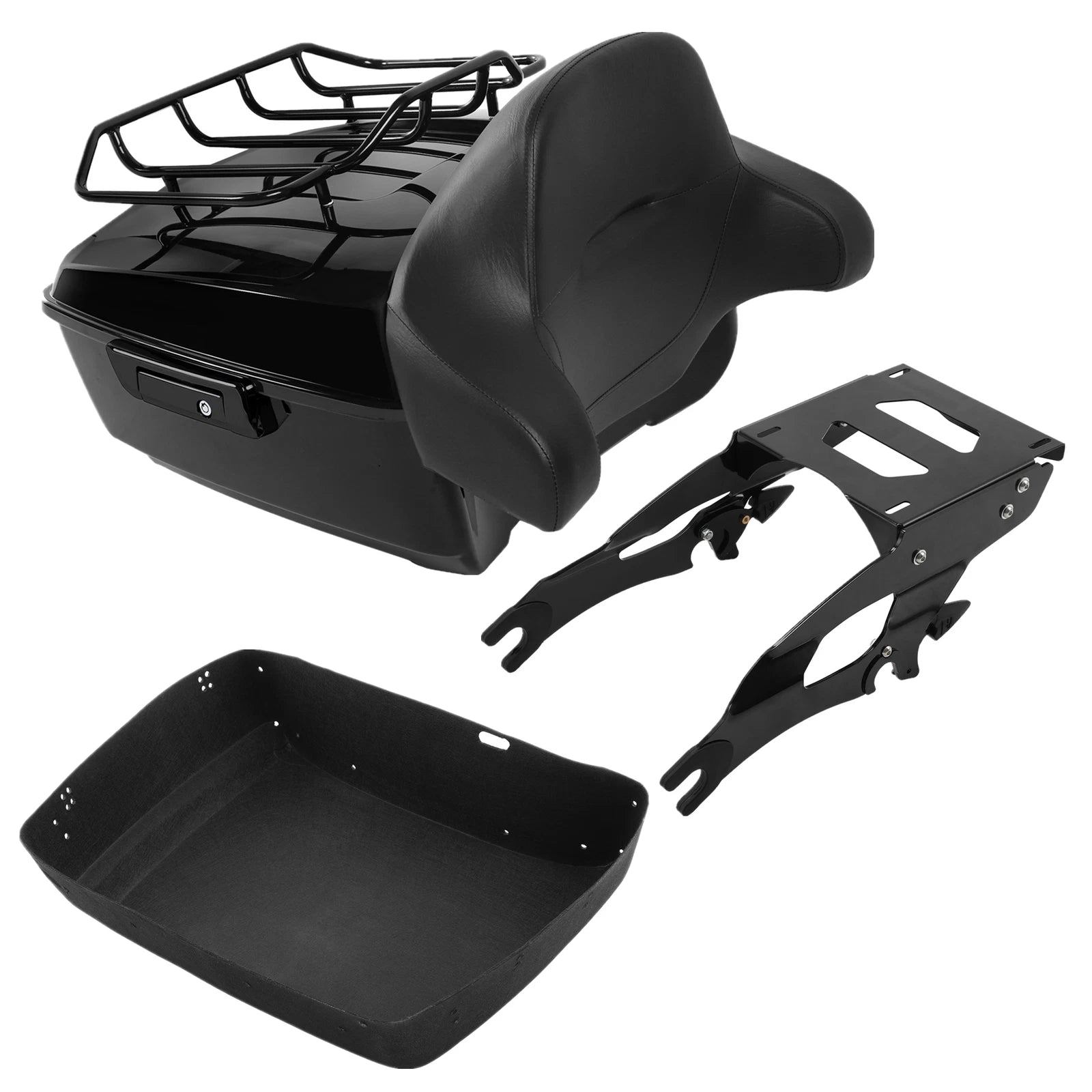 Trunk Luggage Backrest Pad Mount Rack for Indian Chieftain (2014–2025)