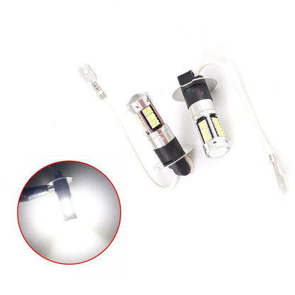 2X H3 LED Fog Light Bulb Conversion for Universal (6000K)