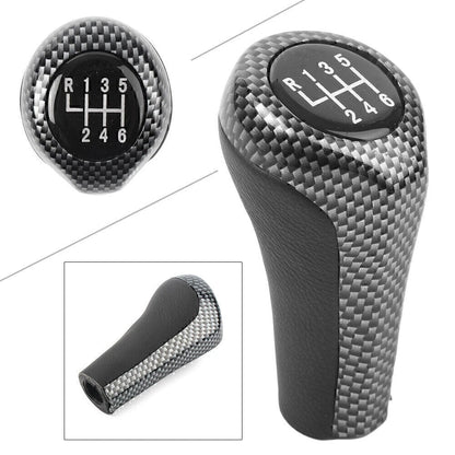 6 Speed Gear Shift Knob for BMW E90 E91 X1 X3 X5 X6 (2007–2013) Carbon Fiber