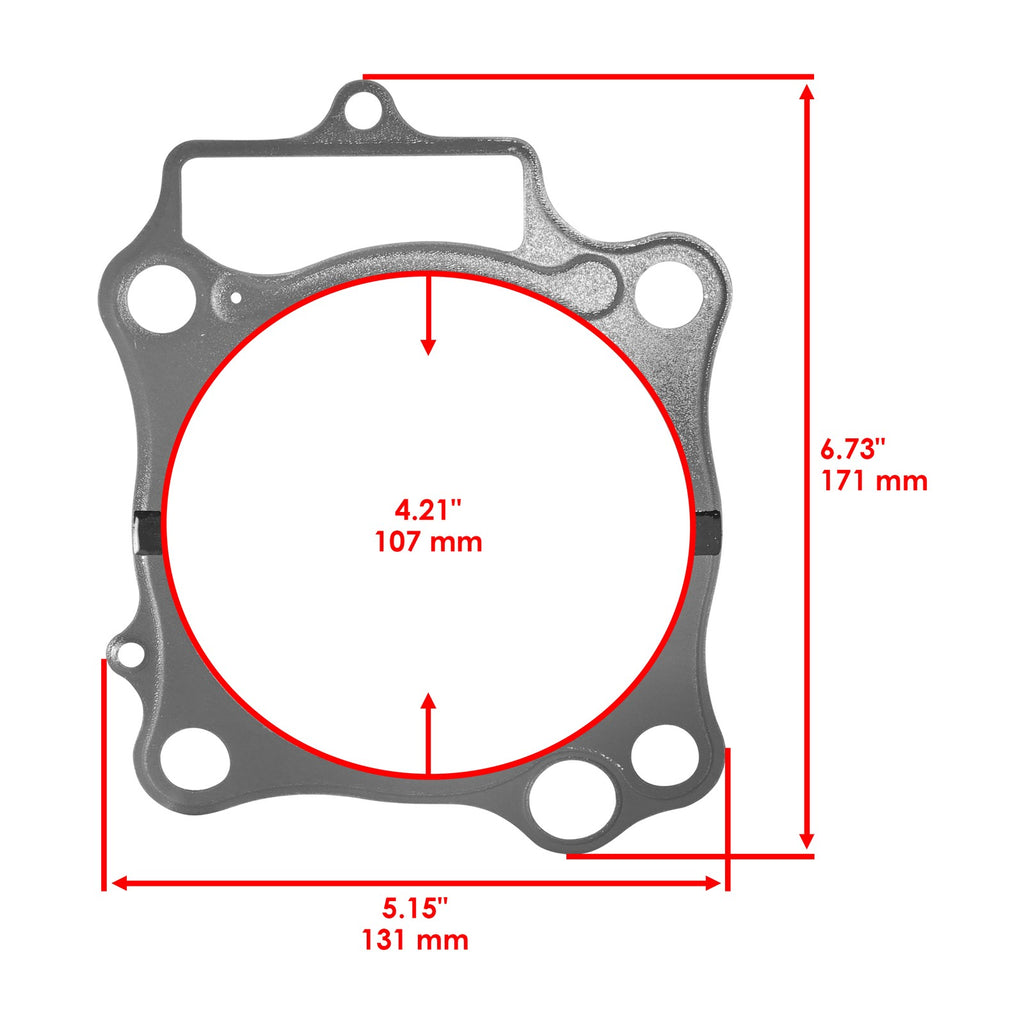 Engine Cylinder Gasket Set Replacement for Honda CRF450X (2005–2017)