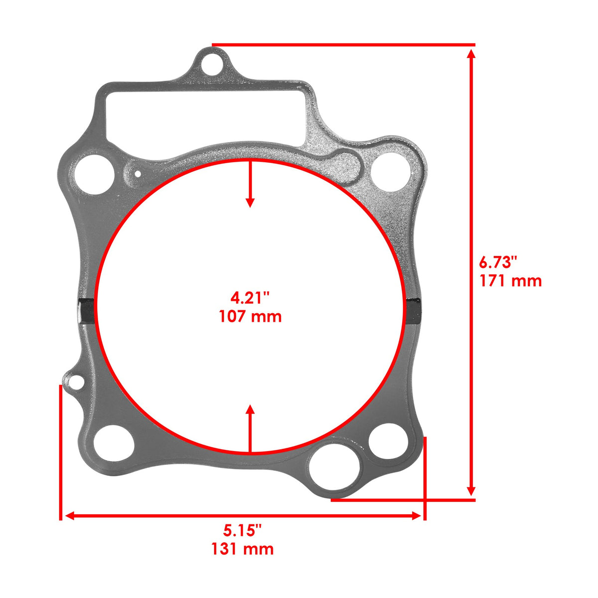 Engine Cylinder Gasket Set Replacement for Honda CRF450X (2005–2017)