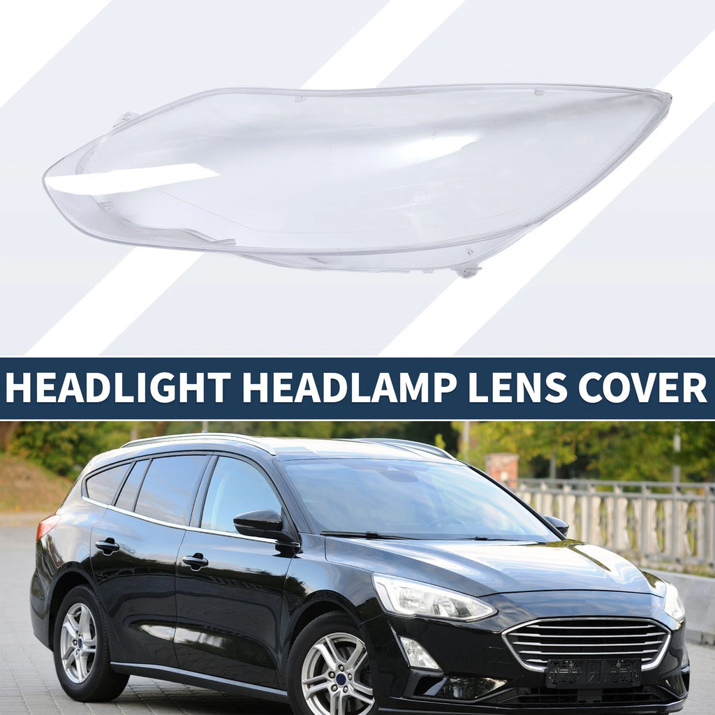 Headlight Lens Cover Front Left Replacement for Ford Focus (2012–2014)