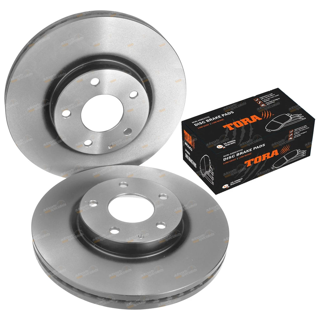 Front Disc Brake Rotors + Pads for Mazda CX-5 (2012–2014)