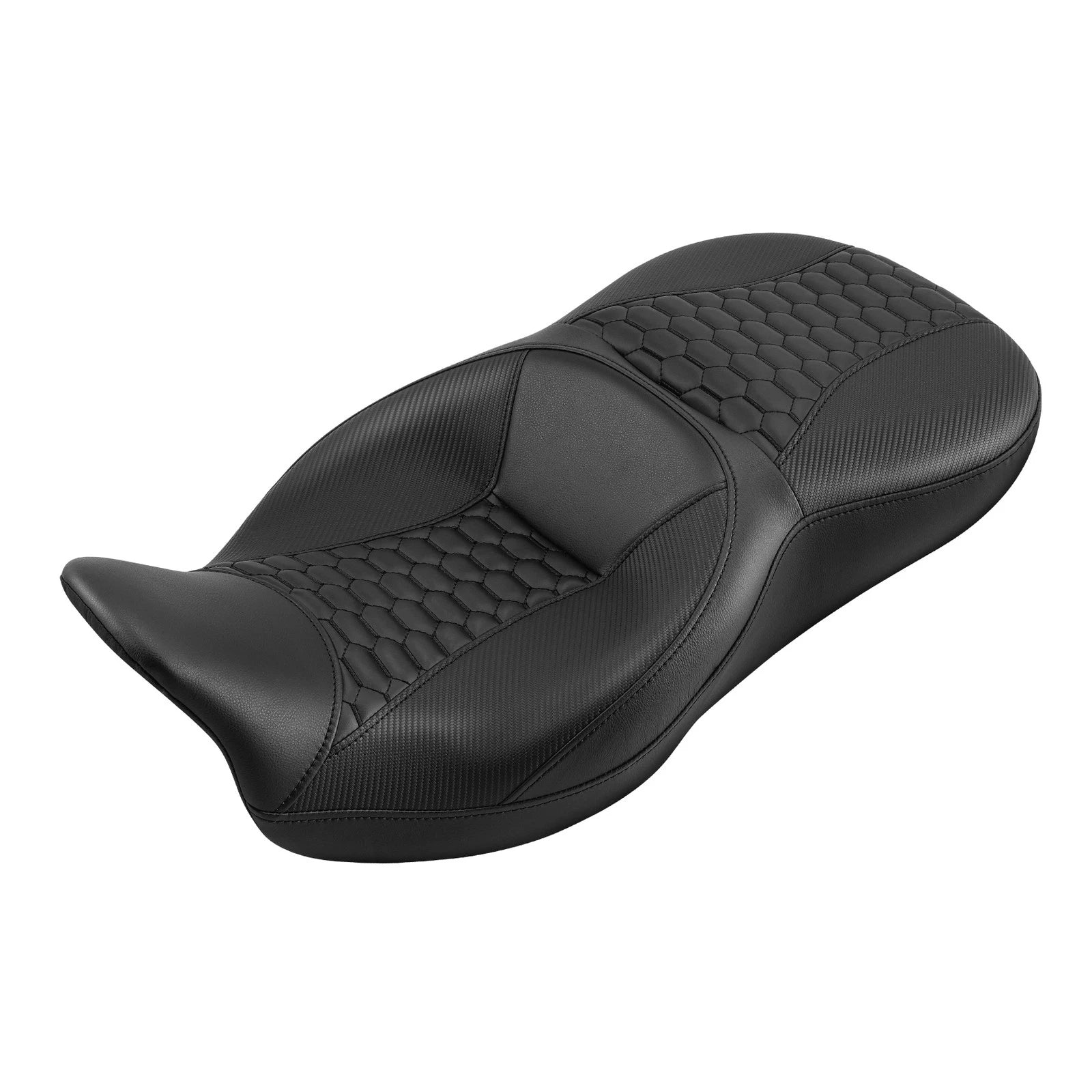 Driver & Passenger Seat for Harley Electra Glide (2009–2023) Black