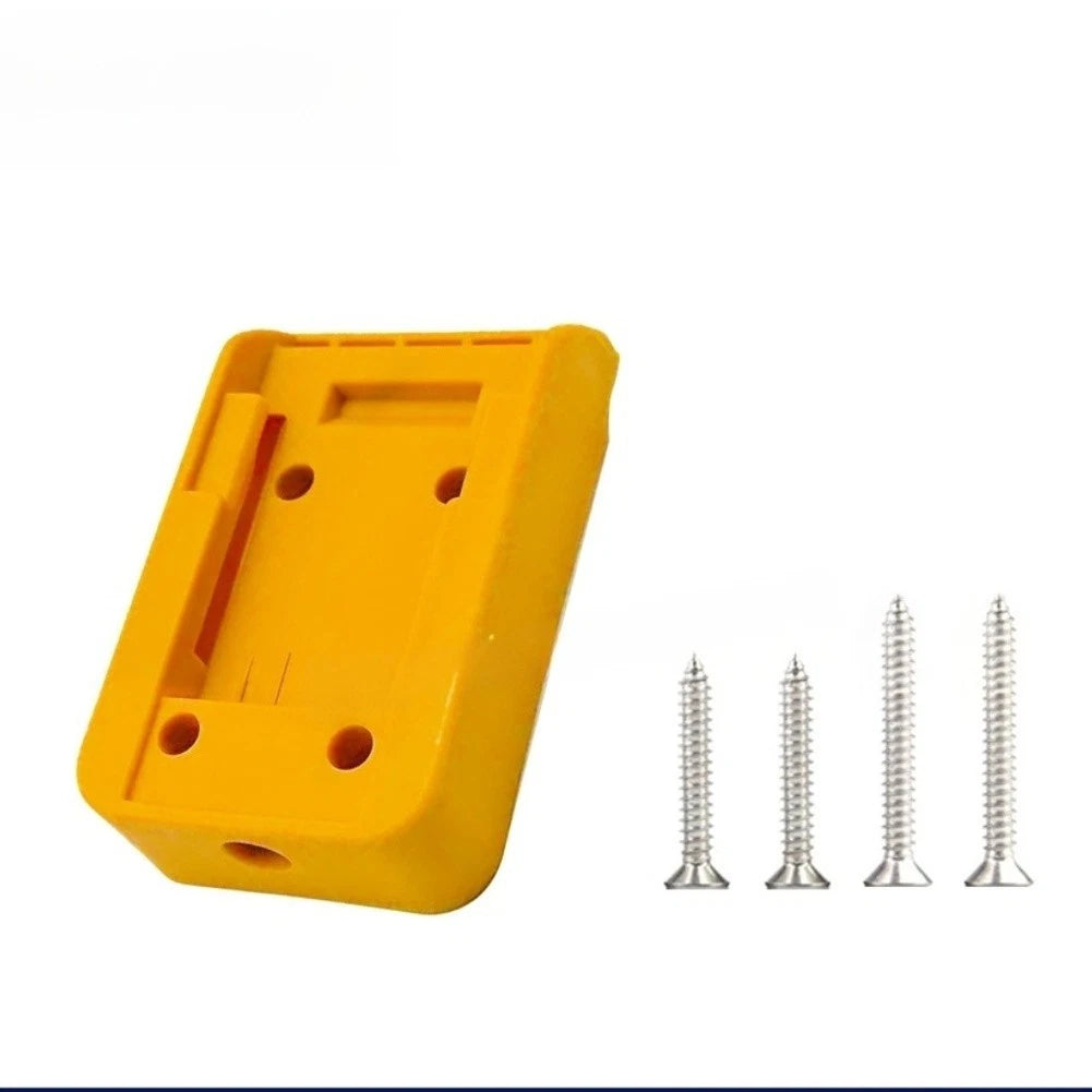 Wall Mounted Plastic Battery Holder for 18V and 21V Power Tools