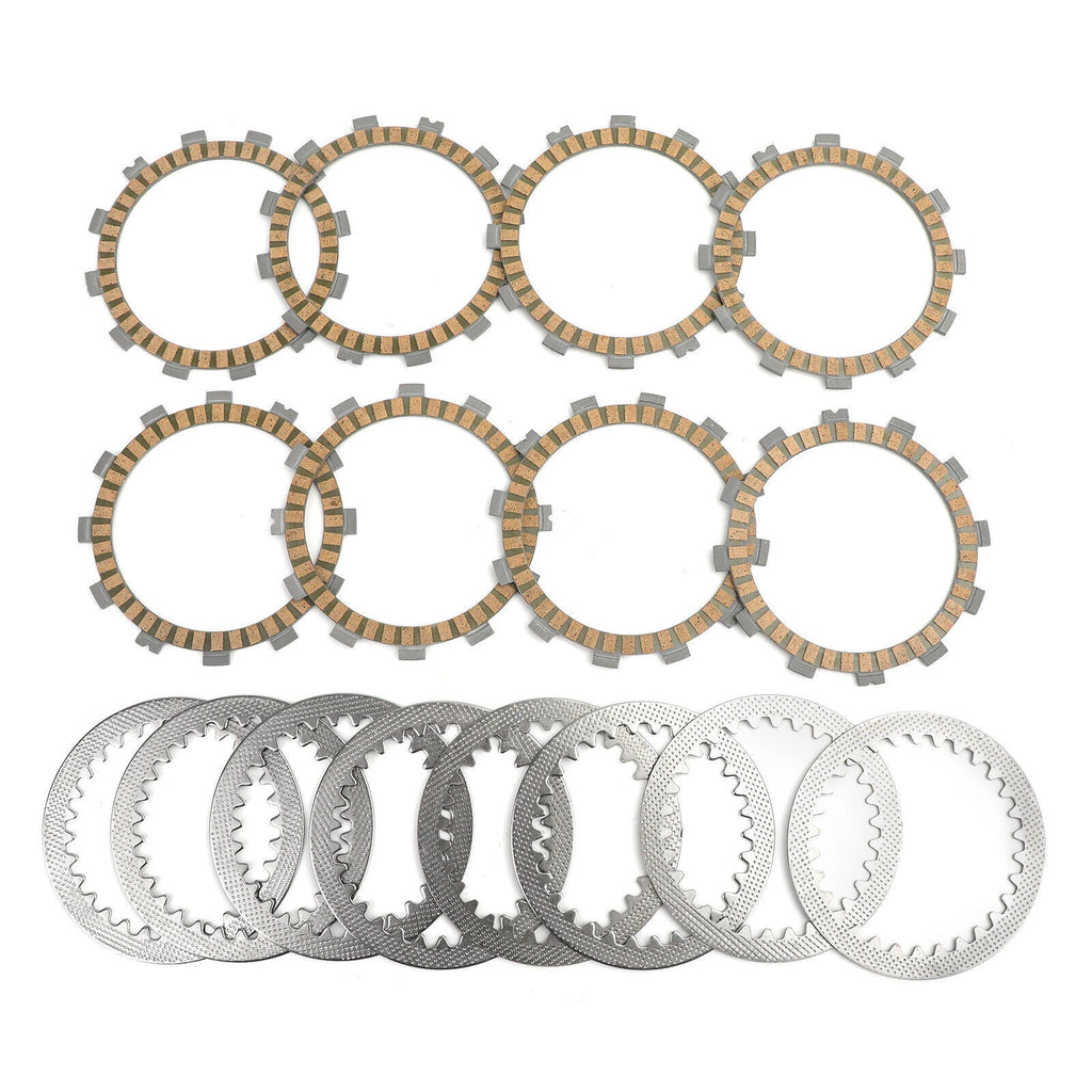 Clutch Kit Steel & Friction Plates for Suzuki GSF400 (M/N/P) GSX400 GSXR400 (J/RR T)