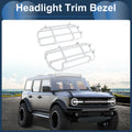 1 Pair Headlight Trim Bezel for Ford Bronco (1978–1979) White