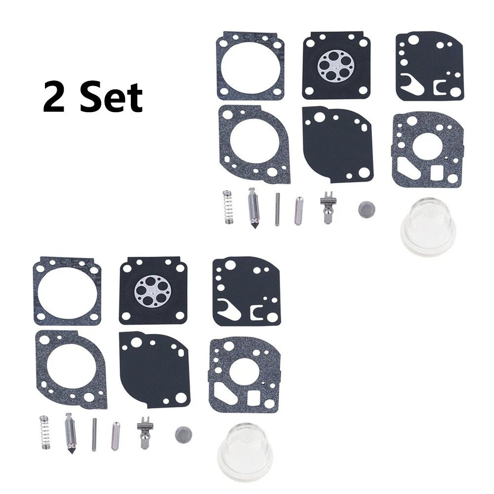 2X Carburetor Gasket Repair Kit for Poulan Ryobi Homelite Zama C1U-W19 RB-117
