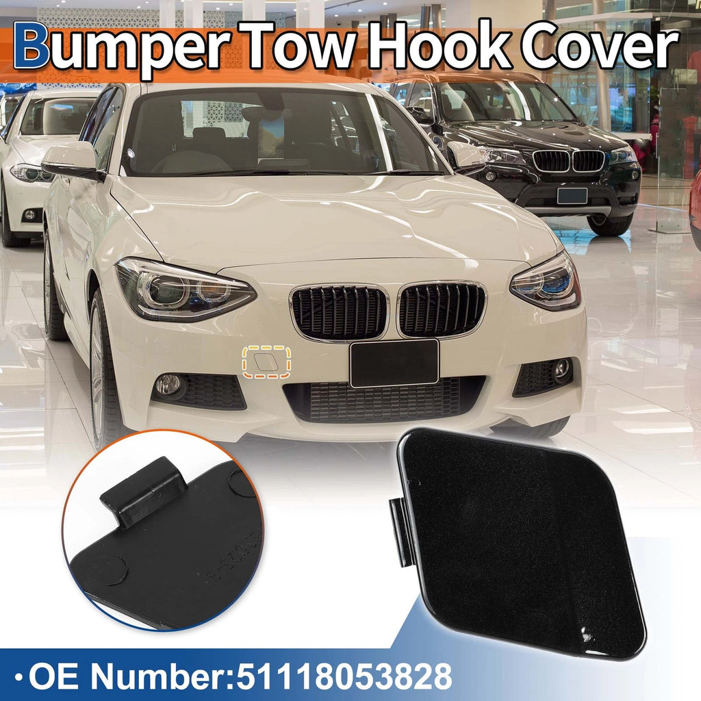 Tow Hook Cover Front Bumper Replacement for BMW 1 Series 114i (2012–2014)