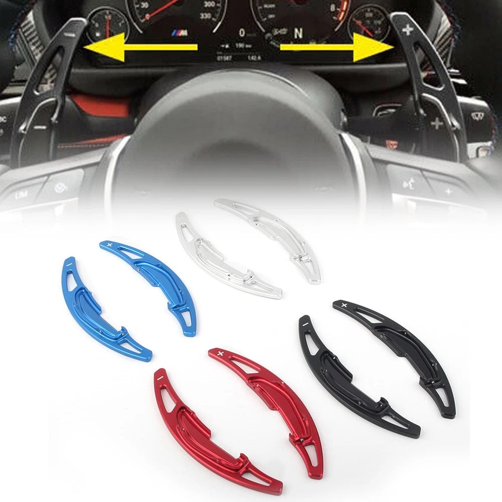 2X Steering Wheel Shift Paddle Extensions for BMW M2 M3 M4 M5 M6 X5M
