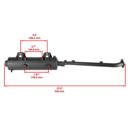 Exhaust Muffler Replacement for Kawasaki Brute Force 650 KVF650 (2006–2013)