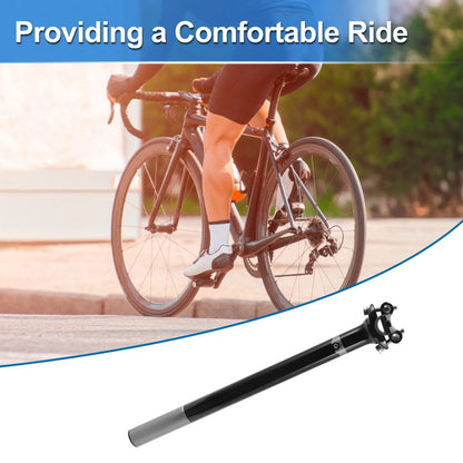 Bike Seat Posts 25.4x350mm Adjustable Saddle Angle for Carbon Fiber Bike