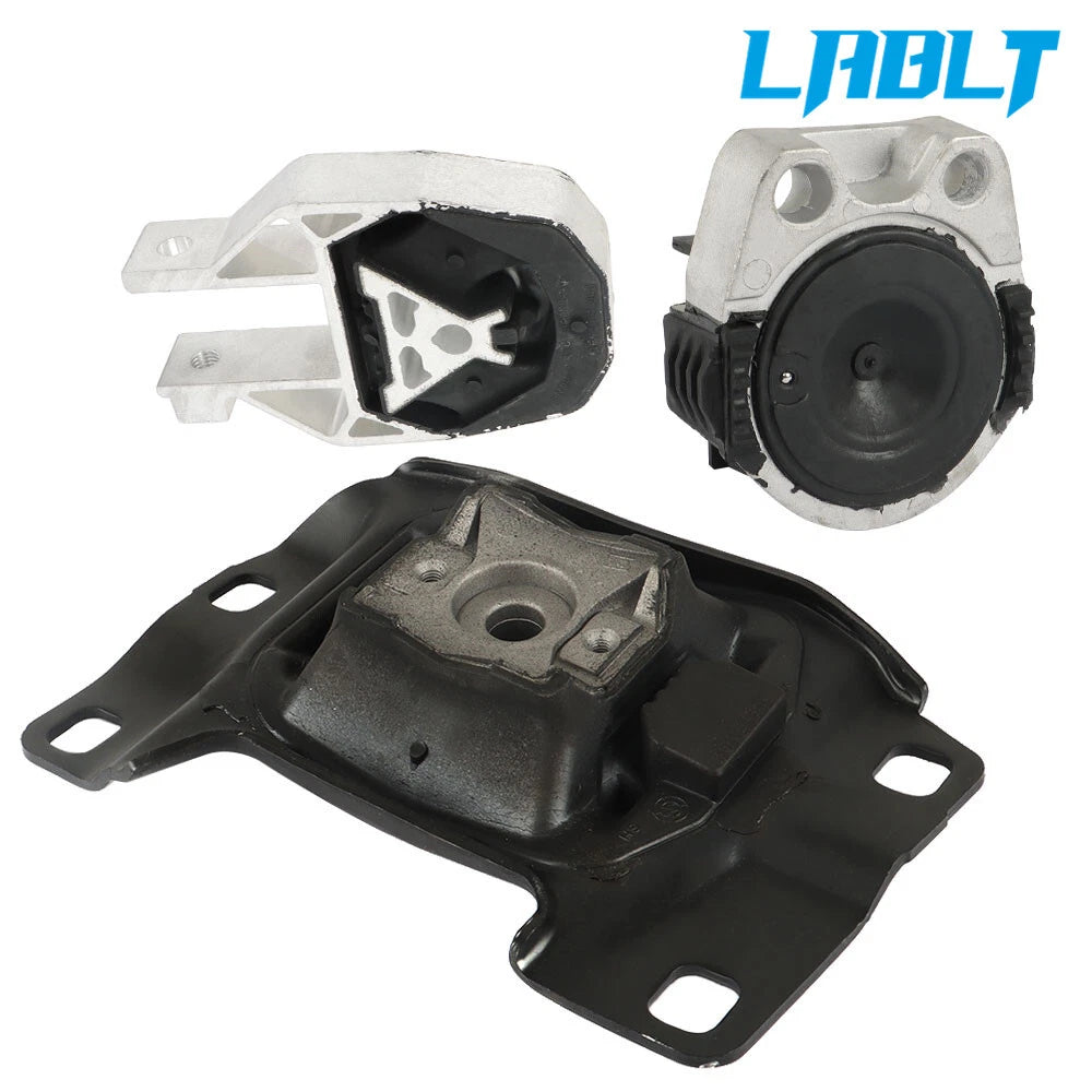 3X Engine Motor & Transmission Mount Kit for Ford Focus (2012–2018)