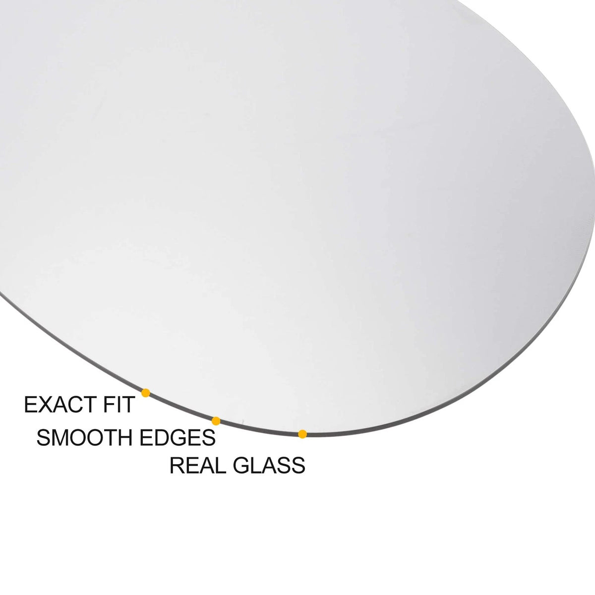 Left Side Heated White Mirror Glass for BMW Mini Cooper F54/F55/F56 (2014–2023)