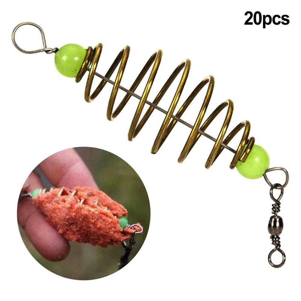 Fishing Bait Cage Holder for Terminal Tackle (Brass Olive)