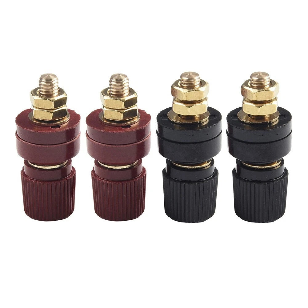 2 Pair Brass Binding Post M6 Thread 333 Type for Welding Machines