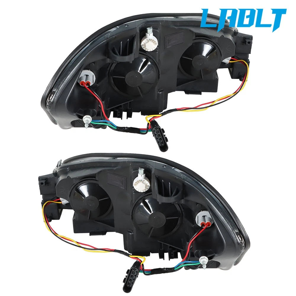 Set of 2 Halogen Headlights for Chevrolet Impala (2006–2016)